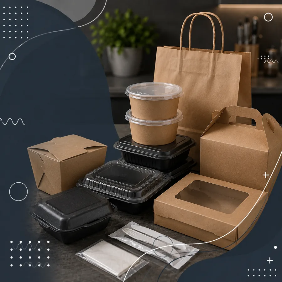 Embalagens para Delivery - Marmitas, embalagens térmicas, sacolas kraft e itens para delivery e take-out.